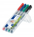 FEUTRES NON PERMANENTS POINTE F - POCHETTE DE 4