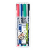 FEUTRES PERMANENTS POINTE M - POCHETTE DE 4