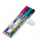 FEUTRES PERMANENTS POINTE F - POCHETTE DE 4