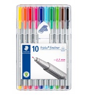 ETUI CHEVALET BOX DE 10 FEUTRES COULEURS ASSORTIES