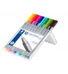 ETUI CHEVALET BOX DE 10 FEUTRES COULEURS ASSORTIES