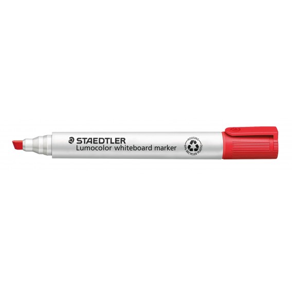 MARQUEUR EFFACABLE A SEC STAEDTLER 351 ROUGE - POINTE BISEAU