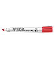 MARQUEUR EFFACABLE A SEC STAEDTLER 351 ROUGE - POINTE BISEAU