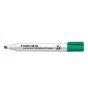 MARQUEUR EFFACABLE A SEC STAEDTLER 351 VERT - POINTE BISEAU