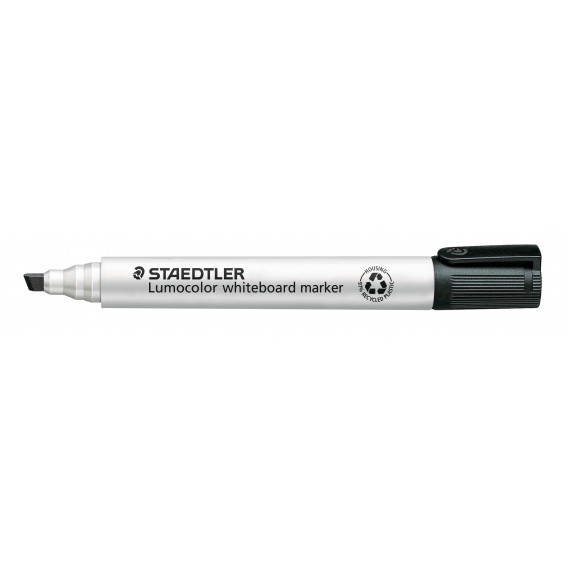 MARQUEUR EFFACABLE A SEC STAEDTLER 351 NOIR - POINTE BISEAU
