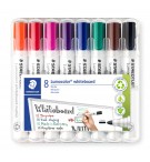 MARQUEUR EFFACABLE A SEC STAEDTLER 351 POINTE OGIVE - 8 ASSORTIS