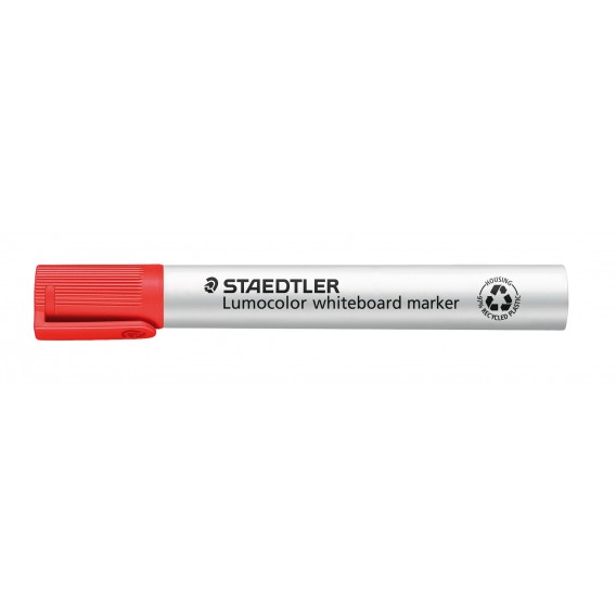 MARQUEUR EFFACABLE A SEC STAEDTLER 351 ROUGE - POINTE OGIVE
