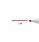 MARQUEUR EFFACABLE A SEC STAEDTLER 351 ROUGE - POINTE OGIVE