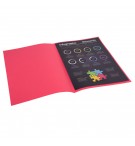 Paquet de 100 sous-chemises ROCK''S 80 - 22x31cm Framboise