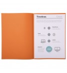 Paquet de 250 sous-chemises SUPER 60 - 22x31cm Orange