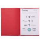 Paquet de 250 sous-chemises SUPER 60 - 22x31cm Rouge