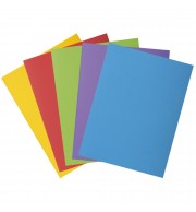 Paquet de 50 chemises 2 rabats ROCK''S 210 - 24x32cm Couleurs assorties