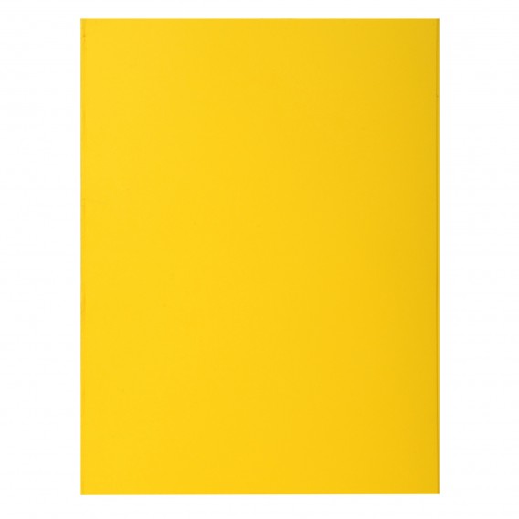 Paquet de 50 chemises 2 rabats ROCK''S 210 - 24x32cm Jaune citron