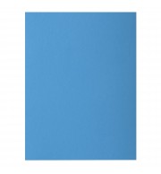 Paquet de 50 chemises 2 rabats ROCK''S 210 - 24x32cm Bleu