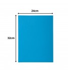Paquet de 50 chemises 2 rabats ROCK''S 210 - 24x32cm Bleu