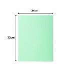 Paquet de 50 chemises 2 rabats SUPER 210 - 24x32cm Vert clair