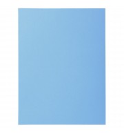 Paquet de 50 chemises 2 rabats SUPER 210 - 24x32cm Bleu clair