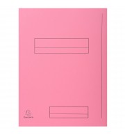 Paquet de 50 chemises imprimées 2 rabats SUPER 210 - 24x32cm Rose