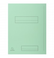 Paquet de 50 chemises imprimées 2 rabats SUPER 210 - 24x32cm Vert clair