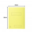 Paquet de 50 chemises imprimées 2 rabats SUPER 210 - 24x32cm Canari