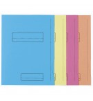 Paquet de 50 chemises imprimées 2 rabats SUPER 210 - 24x32cm Bleu clair