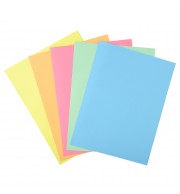 Paquet de 50 chemises 1 rabat SUPER 210 - 24x32cm Couleurs assorties