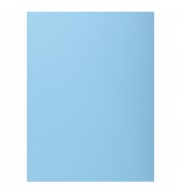 Paquet de 50 chemises 1 rabat SUPER 210 - 24x32cm Bleu clair