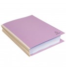 Paquet de 25 chemises dos toilé Forever® 320g/m2 - 24x32cm Lilas