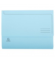 CHEMISE A POCHE  SOUFFLET DE 30  240X320mm 280G - BLEU