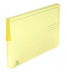 CHEMISE A POCHE SOUFFLET DE 30 240X320mm 280G - JAUNE