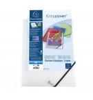 Chemise à élastiques 3 rabats polypropylène translucide Krea Cover - A4 Incolore