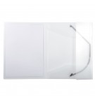 Chemise à élastiques 3 rabats polypropylène translucide Krea Cover - A4 Incolore
