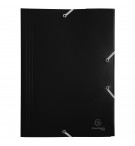 Chemise à élastique 3 rabats Polypropylène 4/10e Opaque Eco - A4 Noir