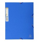 Chemise 3 rabats à élastique carte recyclée 380g/m2 Forever - A4 Bleu clair