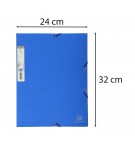 Chemise 3 rabats à élastique carte recyclée 380g/m2 Forever - A4 Bleu clair