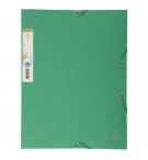 Chemise 3 rabats à élastique carte recyclée 380g/m2 Forever - A4 Vert foncé