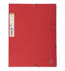 Chemise 3 rabats à élastique carte recyclée 380g/m2 Forever - A4 Rouge