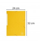 Chemise à élastiques Maxi capacity carte lustrée 425gm2 - A4 Jaune