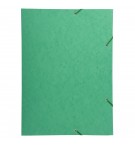 Chemise à élastique 3 rabats carte lustrée 600gm2 - A3 Vert