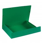 Chemise à élastique 3 rabats carte lustrée 600gm2 - A3 Vert