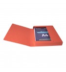 Boîte de classement A4 dos 40mm rouge Exacompta Exabox 50405E - Vue 4
