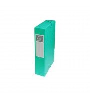 Boite de classement Exabox Dos 60mm Carte lustrée - A4 Vert