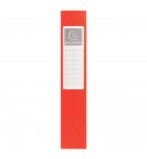 Boite de classement Exabox Dos 60mm Carte lustrée - A4 Rouge