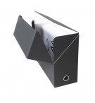 Boite transfert Dos 120mm papier toilé Noir