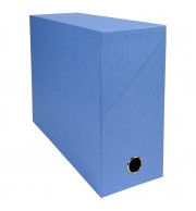 Boite transfert Dos 120mm papier toilé Bleu clair