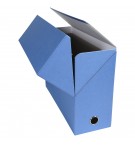 Boite transfert Dos 120mm papier toilé Bleu clair