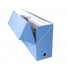 Boite transfert Dos 120mm papier toilé Bleu clair