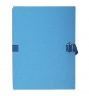 Chemise dos extensible papier - 24x32cm Bleu clair