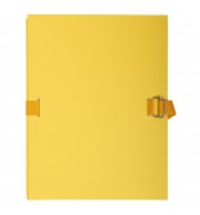 Chemise dos extensible papier - 24x32cm Jaune