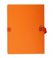 Chemise dos extensible papier - 24x32cm Orange